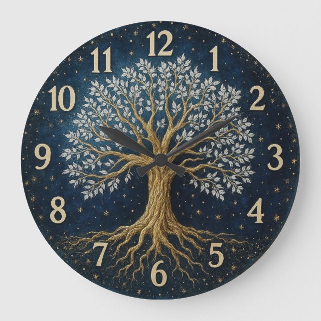 Grande Horloge Ronde Tree of life symbolic balance and harmony art (Recto)