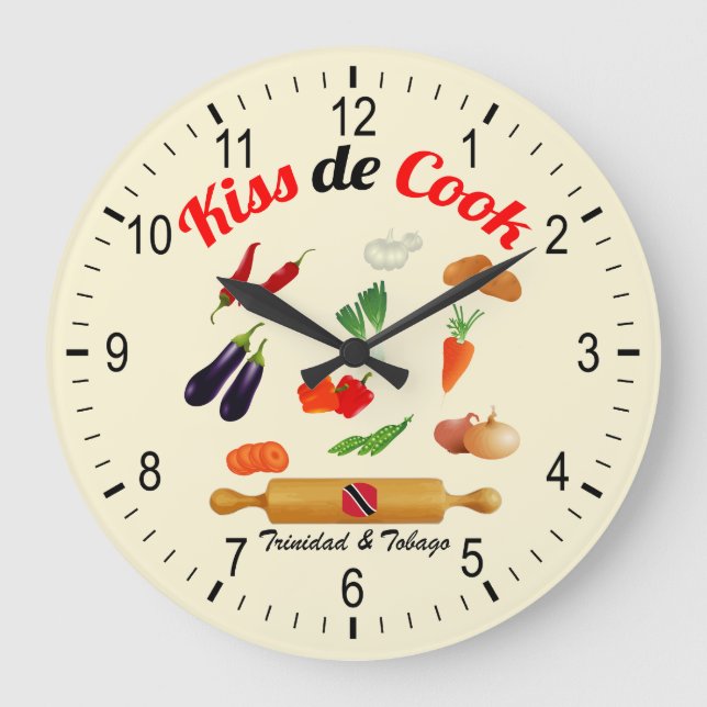 Grande Horloge Ronde Trinité et Tobago Kiss The Cook Food (Recto)