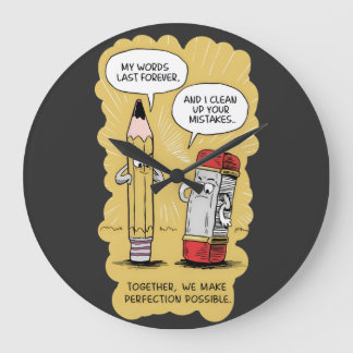 Grande Horloge Ronde Triomphe du travail d'équipe