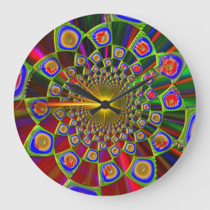 Grande Horloge Ronde Trip In psychedelic 3D