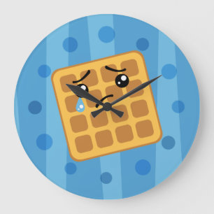 Grande Horloge Ronde Triste gaufre