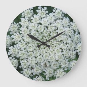 Grande Horloge Ronde Tropic Flower Wall Clock
