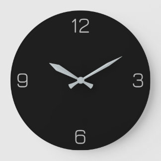 Grande Horloge Ronde True Black 00000 Color - Ajouter une option de nom