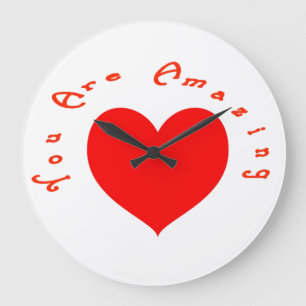 Grande Horloge Ronde Tu Es Extraordinaire !