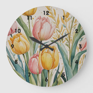 Grande Horloge Ronde Tulip Reverie