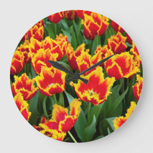 Grande Horloge Ronde Tulipa Fabio, Keukenhof, Pays-Bas