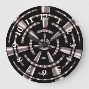 Grande Horloge Ronde Tuyaux en vapeur