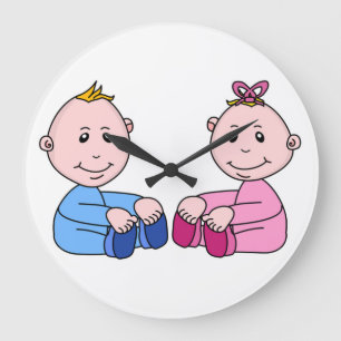 GRANDE HORLOGE RONDE TWINS