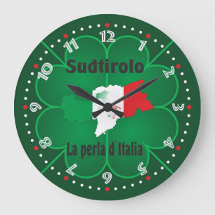 Grande Horloge Ronde Tyrol du Sud - Alto Adige - Italie - Heure italien