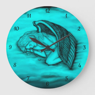 Grande Horloge Ronde Un ange endormi