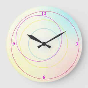 Grande Horloge Ronde Un cercle