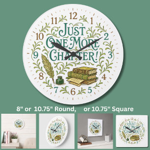 Grande Horloge Ronde Un chapitre de plus, vert marron, pour lecteurs éc