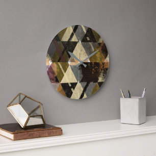 Grande Horloge Ronde Un design abstrait moderne