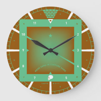 Grande Horloge Ronde Un esprit sain dans un corps sain