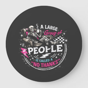 Grande Horloge Ronde Un grand groupe de personnes est appelé un non mer
