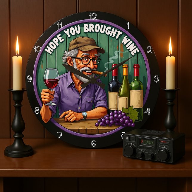 Grande Horloge Ronde Un homme de bon goût aux épaules (Créateur téléchargé)