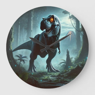 Grande Horloge Ronde Un Tyrannosaurus rex massif