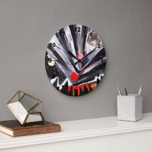 Grande Horloge Ronde Une autre peinture de monde par Alfred Fox