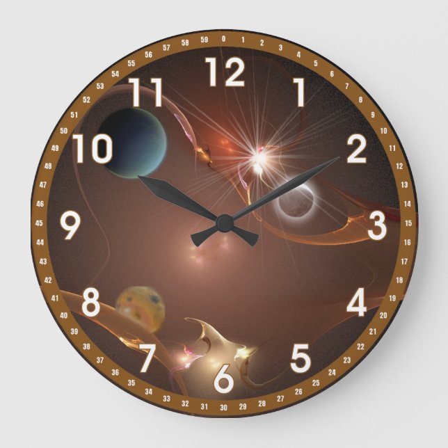 Grande Horloge Ronde Une chaîne à temps (Recto)