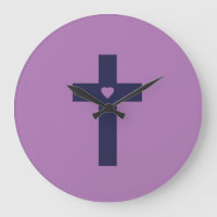 Une croix avec un cœur 