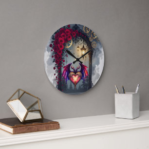 Grande Horloge Ronde Une invitation au clair de lune – L'amour fait tou