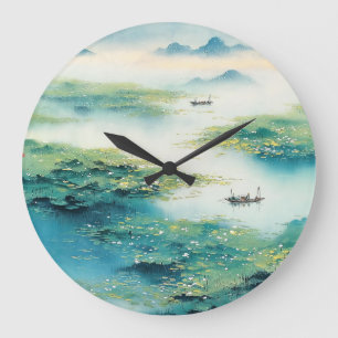 Grande Horloge Ronde Une mélodie rafraîchissante 013