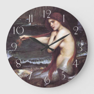 Grande Horloge Ronde Une sirène de J W Waterhouse, 1901