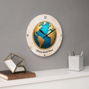Grande Horloge Ronde "Une vision globale brillante"