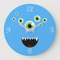 Unique Funny Crazy mignon Monster Bleu