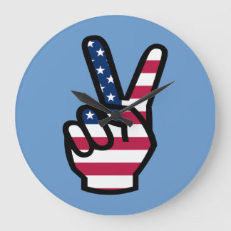 Grande Horloge Ronde US Victory Sign