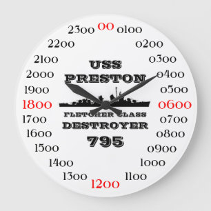 Grande Horloge Ronde USS Preston (DD-795)