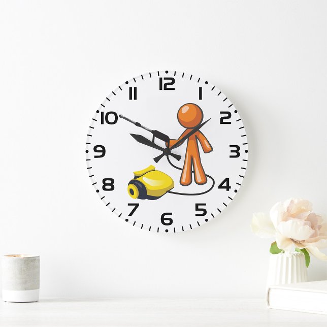 Grande Horloge Ronde Utilisation D'Une Lave-Pression (Créateur téléchargé)