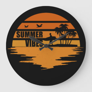 Grande Horloge Ronde Vacances en famille