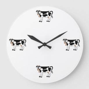 Grande Horloge Ronde Vaches à MOO