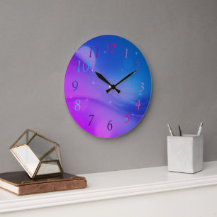 Grande Horloge Ronde Vague d'imaginaire