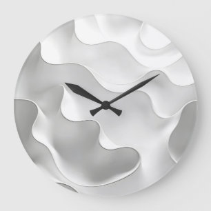 Grande Horloge Ronde Vagues Lactées