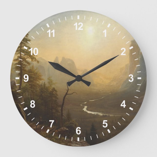 Grande Horloge Ronde Vallée de Yosemite, traînée de point de glacier (Recto)