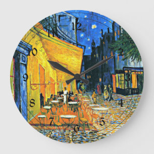 Grande Horloge Ronde Van Gogh : Café Terrace