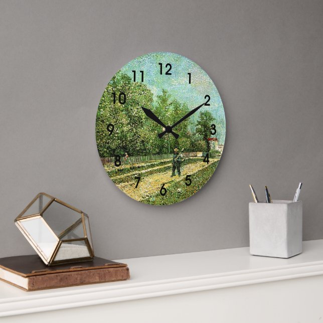 Grande Horloge Ronde Van Gogh - Un homme avec pique... (Bureau)