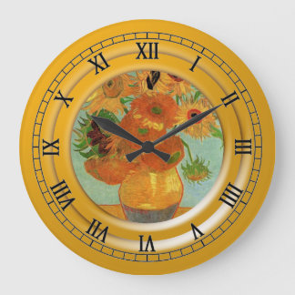 Grande Horloge Ronde Vase with twelve sunflowers Vincent van Gogh