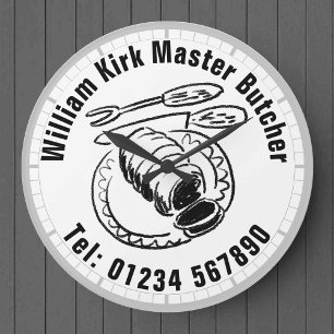 Grande Horloge Ronde Ventes de viande maître