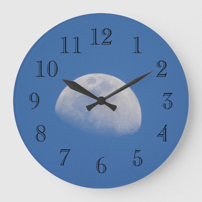 Grande Horloge Ronde Vers la lune (Recto)