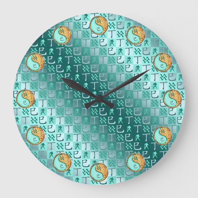 Grande Horloge Ronde Verseau & Serpent de feu (Recto)