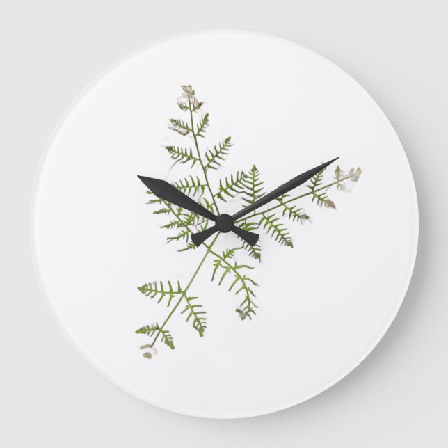 Grande Horloge Ronde vert de printemps  (Recto)