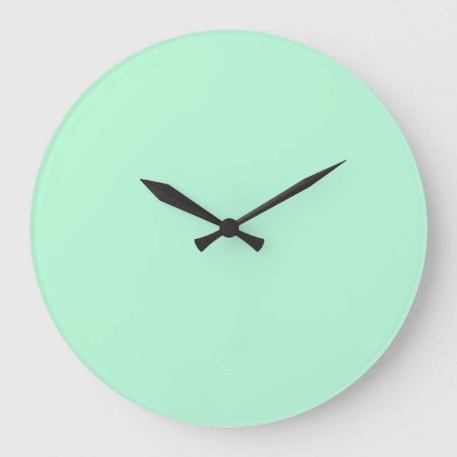 Grande Horloge Ronde Vert menthe (Recto)