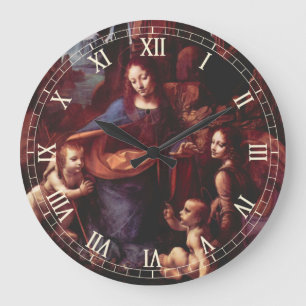 Grande Horloge Ronde Vierge aux rochers de Léonard de Vinci