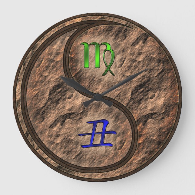 Grande Horloge Ronde Vierge & Bœuf de Terre (Recto)