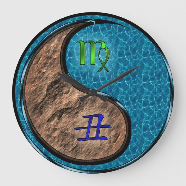 Grande Horloge Ronde Vierge & Bœuf d'eau (Recto)