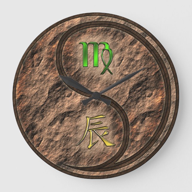 Grande Horloge Ronde Vierge & Dragon de Terre (Recto)
