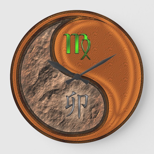 Grande Horloge Ronde Vierge & Lapin de Bois (Recto)